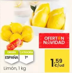 Oferta de Limón por 1,59€ en Eroski