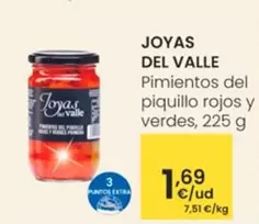 Oferta de Joyas Del Valle - Pimientos Del Piquillo Rojos Y Verdes por 1,69€ en Eroski