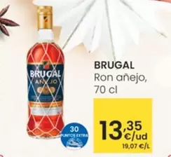 Oferta de Brugal - Ron Anejo por 13,35€ en Eroski