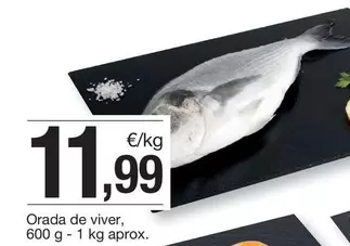 Oferta de Orada De Viver por 11,99€ en BonpreuEsclat