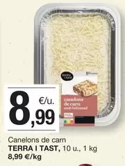 Oferta de Terra - Canelons De Carn por 8,99€ en BonpreuEsclat