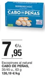 Oferta de Cabo de Peñas - Escopinyes Al Natural por 7,95€ en BonpreuEsclat