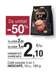 Oferta de Nescafé - Café Soluble 3 En 1 por 2,8€ en BonpreuEsclat