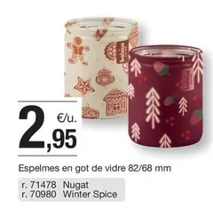 Oferta de Espelmes En Got De Vidre por 2,95€ en BonpreuEsclat