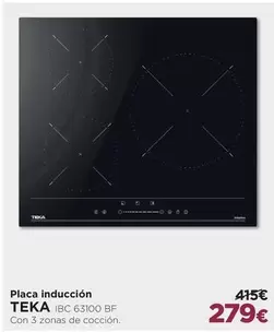 Oferta de Teka - Placa Induccion por 279€ en El Corte Inglés