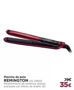 Oferta de Remington - Plancha De Pelo por 35€ en El Corte Inglés