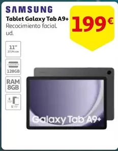 Oferta de Samsung - Tablet Galaxy Tab A9+ por 199€ en Alcampo