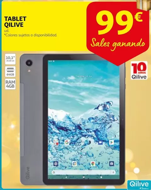 Oferta de Qilive - Tablet por 99€ en Alcampo