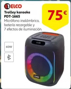 Oferta de Elco - Trolley Karaoke Pdt-1665 por 75€ en Alcampo