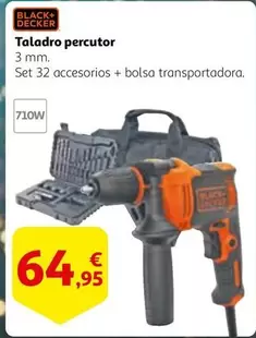 Oferta de Black & Decker - Taladro Percutor por 64,95€ en Alcampo