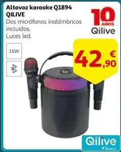 Oferta de Qilive - Altavoz Karaoke Q1894 por 42,9€ en Alcampo