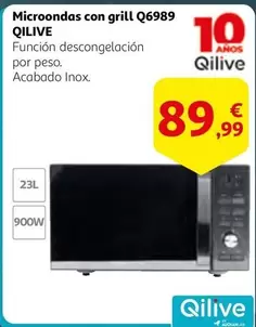 Oferta de Qilive - Microondas Con Grill Q6989 por 89,99€ en Alcampo