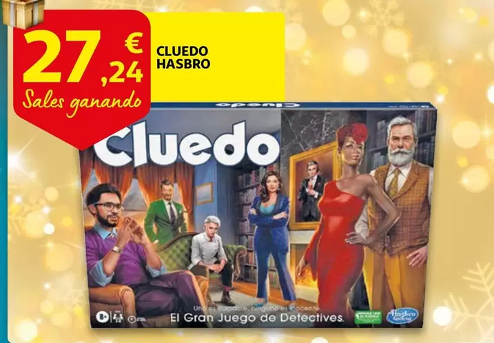 Oferta de Hasbro - Cluedo Hasbro por 27,24€ en Alcampo