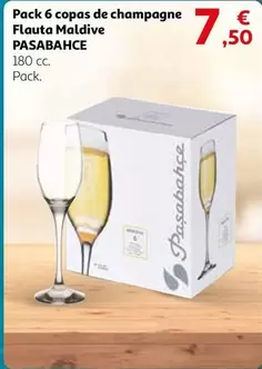 Oferta de Pack 6 Copas De Champagne por 7,5€ en Alcampo