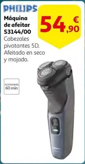 Oferta de Philips - Máquina De Afeitar S3144/00 por 54,9€ en Alcampo