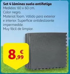 Oferta de Set 4 Láminas Suelo Antifatiga por 8,99€ en Alcampo