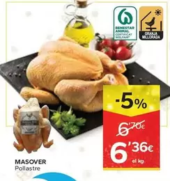 Oferta de Masover - Pollostre por 6,36€ en Caprabo