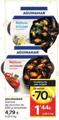 Oferta de Aguinamar - Musclos  por 4,79€ en Caprabo