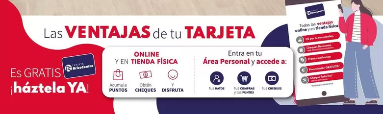 Oferta de Área Personal en BricoCentro