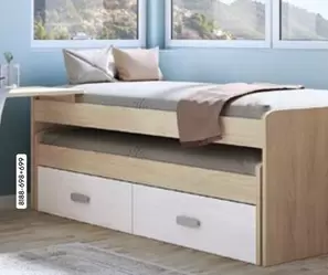 Oferta de Cama Doble Con Cajonera  por 279,95€ en BricoCentro