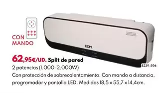 Oferta de Edm - Split De Pared por 62,95€ en BricoCentro