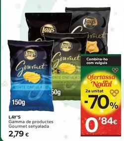 Oferta de Lay's - Gamma De Productes Gourmet Senyalada por 2,79€ en Caprabo