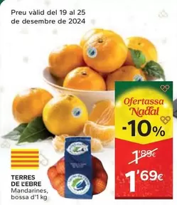 Oferta de Terres De L'ebre - Mandarines Bossa por 1,69€ en Caprabo