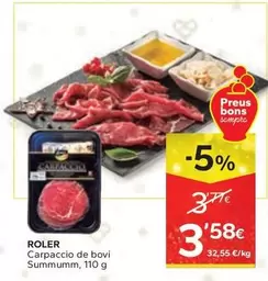 Oferta de Roler - Carpaccio De Bovi Summumm por 3,58€ en Caprabo