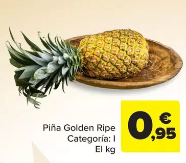 Oferta de Piña Golden Ripe por 0,95€ en Carrefour