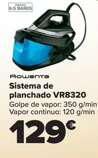 Oferta de Rowenta - Sistema De Planchado Vr8320 por 129€ en Carrefour