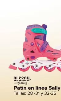 Oferta de Olsson - Patin En Línea Sally por 29,9€ en Carrefour