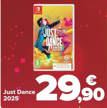 Oferta de Nintendo SWITCH - Just Dance por 29,9€ en Carrefour