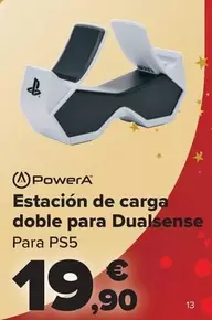 Oferta de Powera - Estacion De Carga Doble Para Dualsense por 19,9€ en Carrefour