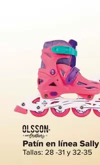 Oferta de Olsson - Patin En Línea Sally por 29,9€ en Carrefour