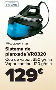 Oferta de Rowenta - Sistema De Planchado Vr8320 por 129€ en Carrefour