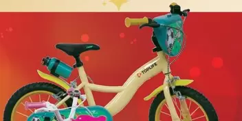 Oferta de Toplife - Bicicleta Infantil Futbol O Princesas 14" por 119€ en Carrefour