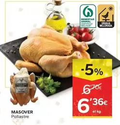 Oferta de Masover - Pollostre por 6,36€ en Caprabo