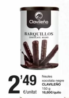 Oferta de Clavileño - Neules Xocolata Negre por 2,49€ en SPAR Fragadis