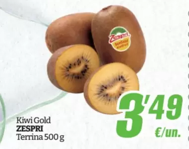 Oferta de Zespri - Kiwi Gold por 3,49€ en SPAR Fragadis