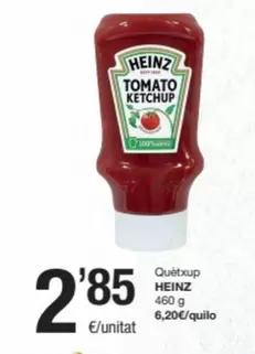 Oferta de Heinz - Quetxup por 2,85€ en SPAR Fragadis