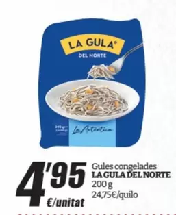 Oferta de La Gula del Norte - Gules Congelades por 4,95€ en SPAR Fragadis