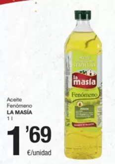 Oferta de La Masía - Aceite Fenómeno por 1,69€ en SPAR Fragadis