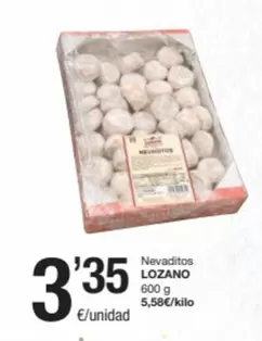 Oferta de Lozano - Nevaditos por 3,35€ en SPAR Fragadis