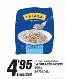 Oferta de La Gula del Norte - Gulas Congeladas por 4,95€ en SPAR Fragadis