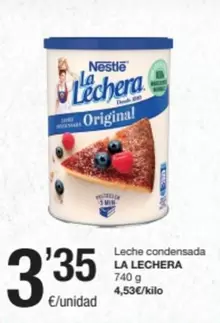 Oferta de Nestlé - La Lechera por 3,35€ en SPAR Fragadis