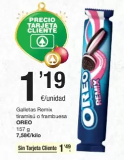 Oferta de Oreo - Galletas Remix Tiramisu O Frambuesa por 1,19€ en SPAR Fragadis