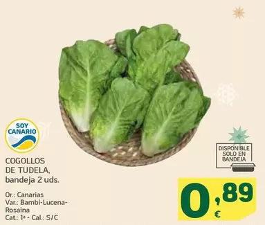 Oferta de Cogollos De Tudela  por 0,89€ en HiperDino