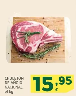 Oferta de Chuletón De Añojo Nacional por 15,95€ en HiperDino