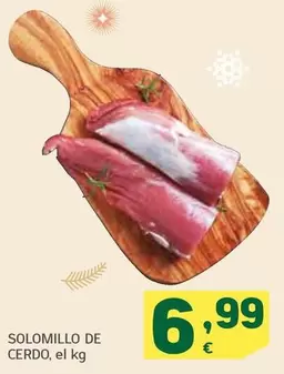 Oferta de Solomillo De Cerdo por 6,99€ en HiperDino