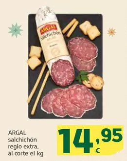 Oferta de Argal - Salchichon Regio Extra por 14,95€ en HiperDino